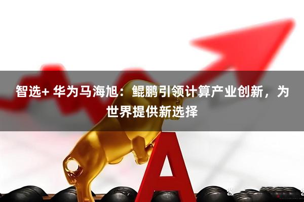 智选+ 华为马海旭：鲲鹏引领计算产业创新，为世界提供新选择