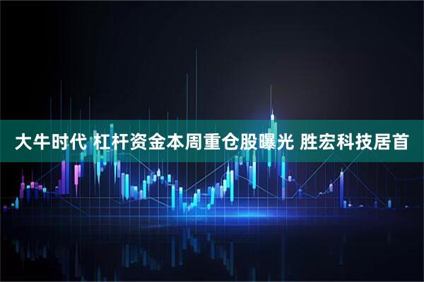 大牛时代 杠杆资金本周重仓股曝光 胜宏科技居首