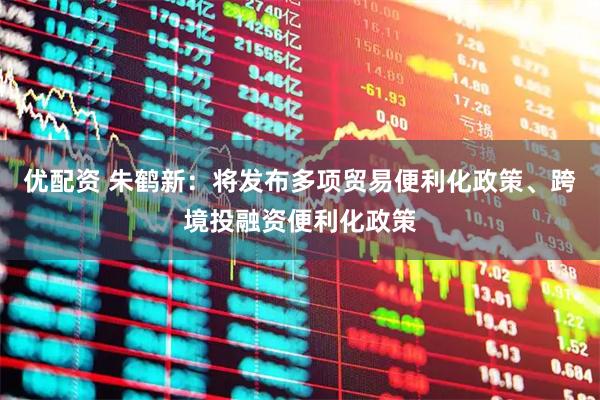 优配资 朱鹤新：将发布多项贸易便利化政策、跨境投融资便利化政策